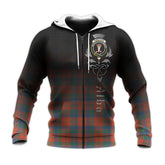 Robertson Ancient Tartan Hoodie - Alba Celtic Style